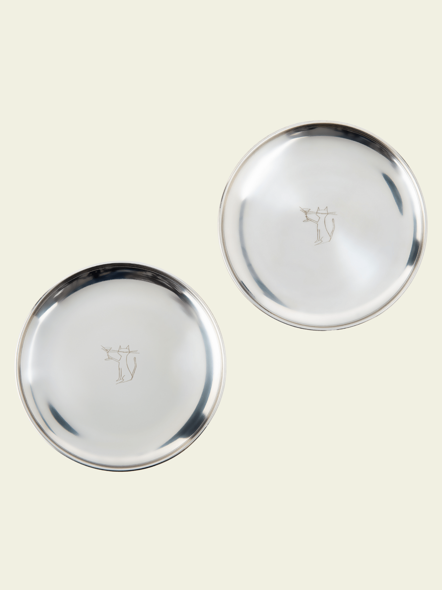 indoor cat side plate — set of 2 - lazy jamie - 