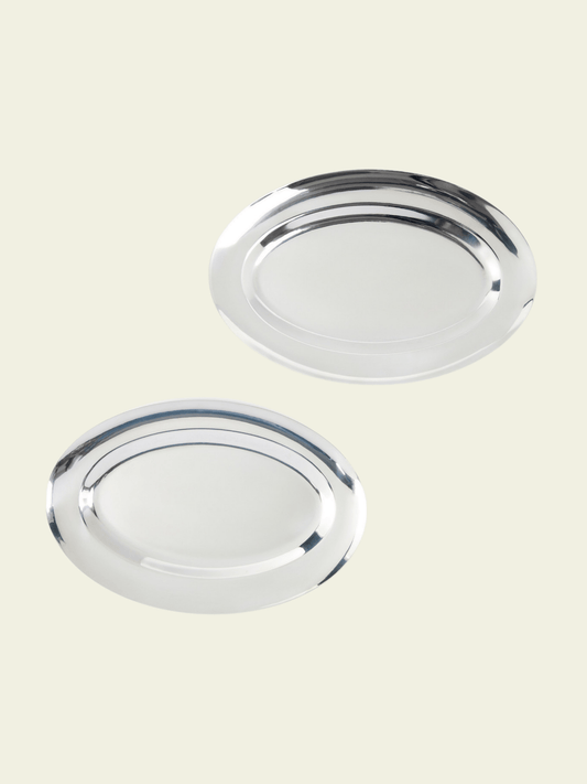 new tradition oval tray — set of 2 - lazy jamie - 