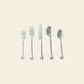 upward spiral 5 - piece flatware set - lazy jamie - 